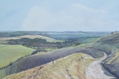Juggs Lane, looking towards Lewes