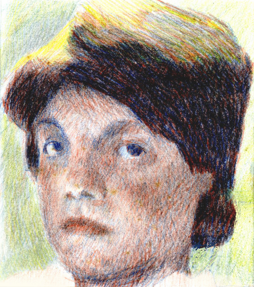 Crayon portrait