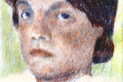 Crayon portrait